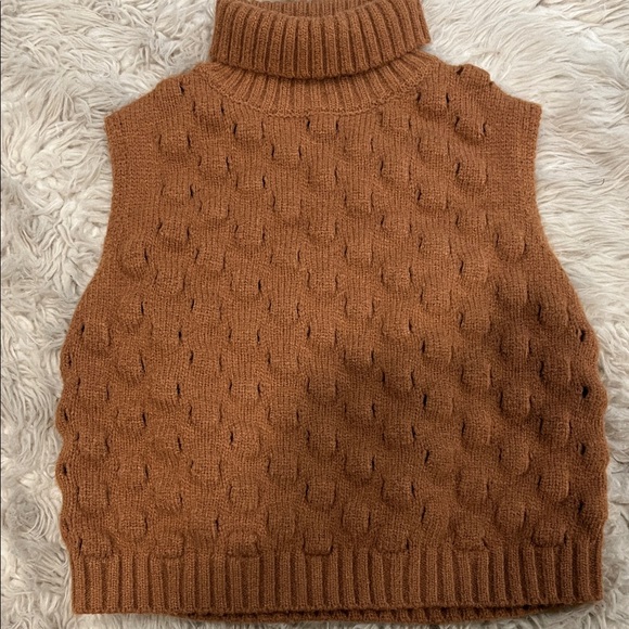 Astr Sweaters - Astr Warm Tan Knit Sweater